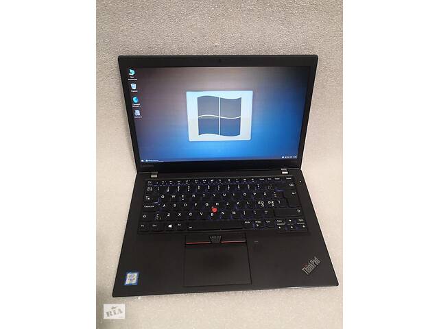 Б/у Ультрабук Б-класс Lenovo ThinkPad T470s 14' 1366x768| Core i5-6300U| 8 GB RAM| 256 GB SSD| HD 520| Две АКБ