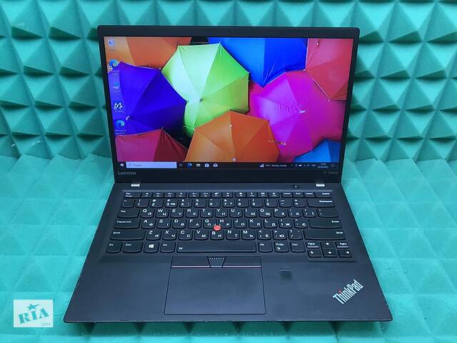 Б/у Ультрабук Б-класс Lenovo ThinkPad X1 Carbon 5th Gen 14' 1920x1080| i5-7200U| 8GB RAM| 256GB SSD| HD 620