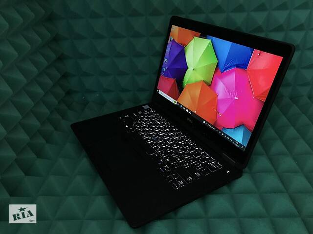 Б/у Ультрабук Dell Latitude E7470 14' 2560x1440 Сенсорный| Core i5-6300U| 8 GB RAM| 120 GB SSD| HD 520