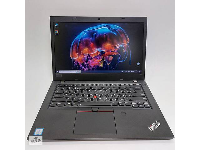 Б/у Ультрабук Lenovo ThinkPad L480 14' 1366x768| Core i5-8250U| 16 GB RAM| 256 GB SSD| UHD 620