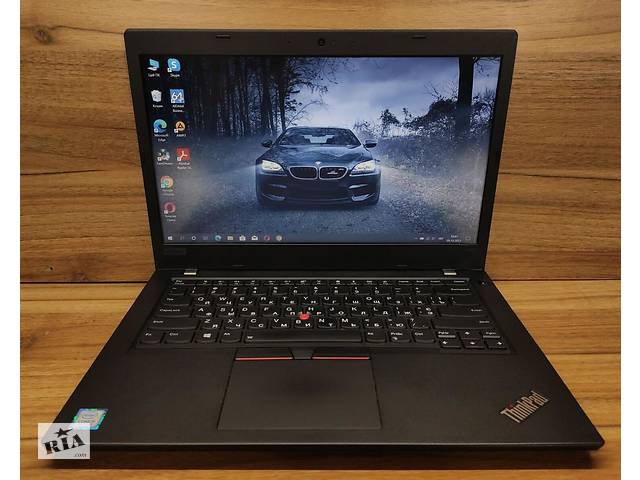 Б/у Ультрабук Lenovo ThinkPad L480 14' 1920x1080| Core i5-8250U| 16 GB RAM| 480 GB SSD| UHD 620