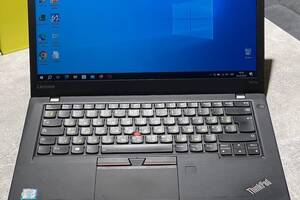 Б/у Ультрабук Lenovo ThinkPad T470s 14' 1920x1080| Core i5-6200U| 8 GB RAM| 240 GB SSD| HD 520