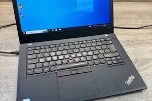 Б/у Ультрабук Lenovo ThinkPad T480 14' 1920x1080| Core i5-8250U| 8 GB RAM| 256 GB SSD| UHD 620