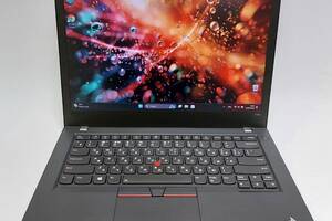 Б/у Ультрабук Lenovo ThinkPad T480 14' 1920x1080| Core i5-8250U| 16 GB RAM| 256 GB SSD| UHD 620