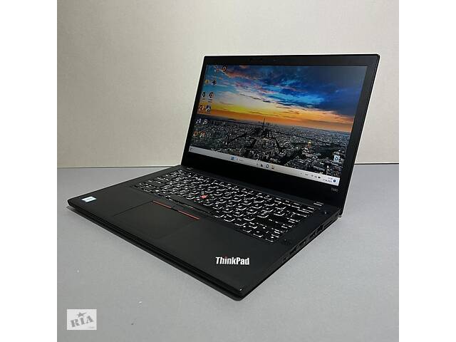 Б/у Ультрабук Lenovo ThinkPad T480 14' 1920x1080| Core i5-8350U| 16 GB RAM| 256 GB SSD| UHD 620| Две АКБ