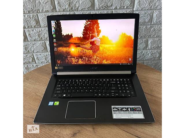 Б/у Игровой ноутбук Acer Aspire A517-51G 17.3' 1920x1080| Core i5-7200U| 8 GB RAM| 256 GB SSD| GeForce 940MX
