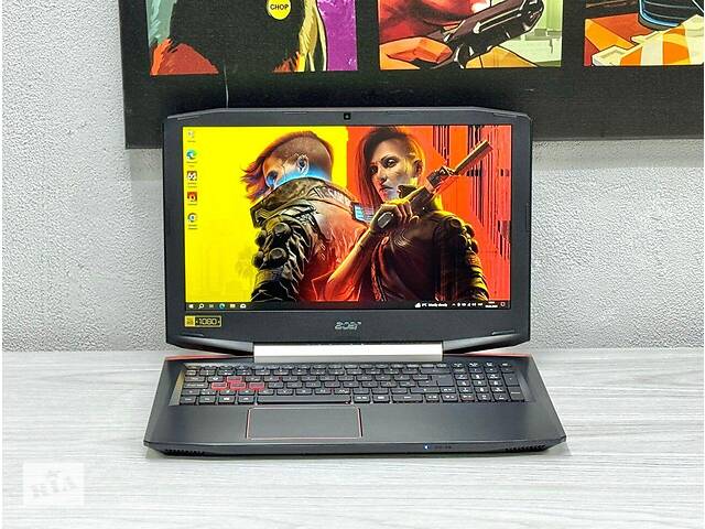 Б/у Игровой ноутбук Acer Aspire VX5-591G 15.6' 1920x1080| i5-7300HQ| 16GB RAM| 256GB SSD| GTX 1050 Ti 4GB