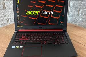 Б/у Игровой ноутбук Acer Nitro 5 AN515-53 15.6' 1920x1080| i5-8300H| 8GB RAM| 256GB SSD| GTX 1050 Ti 4GB
