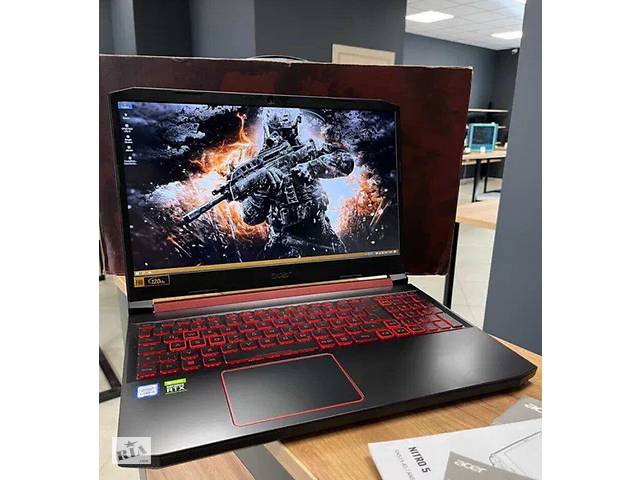 Б/у Игровой ноутбук Acer Nitro 5 AN515-54-55UY 15.6' 1920x1080| i5-9300H| 32GB RAM| 512GB SSD| RTX 2060 6GB