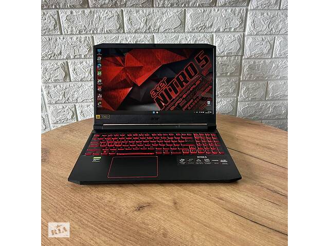 Б/у Игровой ноутбук Acer Nitro 5 AN515-57 15.6' 1920x1080| i5-11400H| 8GB RAM| 256GB SSD| GTX 1650 4GB