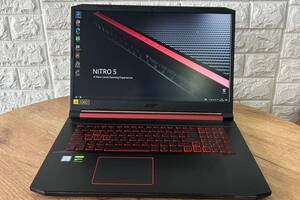 Б/у Игровой ноутбук Acer Nitro 5 AN517-51 17.3' 1920x1080| i5-9300H| 8GB RAM| 512GB SSD| GTX 1650 4GB