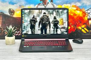 Б/у Игровой ноутбук Acer Nitro 5 AN517-51 17.3' 1920x1080| i5-9300H| 16GB RAM| 256GB SSD+500 HDD| GTX 1650 4GB