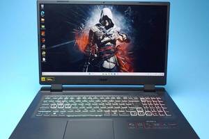 Б/у Игровой ноутбук Acer Nitro 5 AN517-55 17.3' 1920x1080| i5-12500H| 16GB RAM| 512GB SSD| RTX 3050 4GB