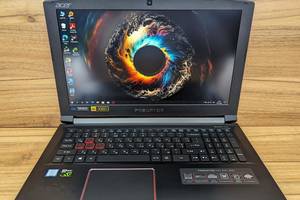 Б/у Игровой ноутбук Acer Predator Helios 300 15.6' 1920x1080| i7-7700HQ| 16GB RAM| 256GB SSD+1000GB HDD| GTX