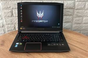 Б/у Игровой ноутбук Acer Predator Helios 300 G3-571 15.6' 1920x1080| i7-7700HQ| 16GB RAM| 480GB SSD| GTX 1060