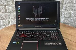 Б/у Игровой ноутбук Acer Predator Helios 300 G3-571 15.6' 1920x1080| i7-7700HQ| 16GB RAM| 128GB SSD+2000GB