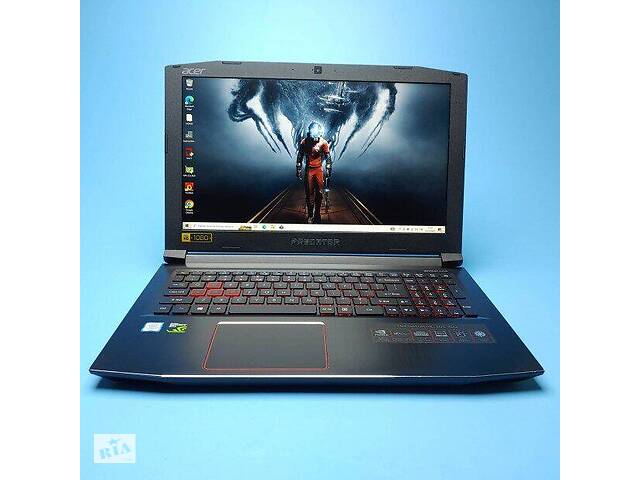 Б/у Игровой ноутбук Acer Predator Helios 300 PH315-51 17.3' 1920x1080| i7-8750H| 16GB RAM| 1000GB SSD| GTX