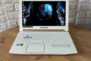 Б/у Игровой ноутбук Acer Predator Helios 300 PH315-51 White 15.6' 1920x1080| i7-8750H| 16GB RAM| 256GB SSD|