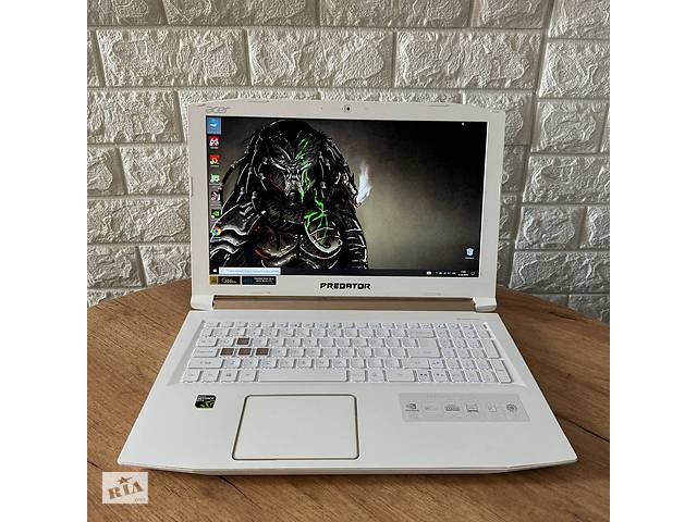 Б/у Игровой ноутбук Acer Predator Helios 300 PH315-51 White 15.6' 1920x1080| i7-7700HQ| 16GB RAM| 480GB SSD|