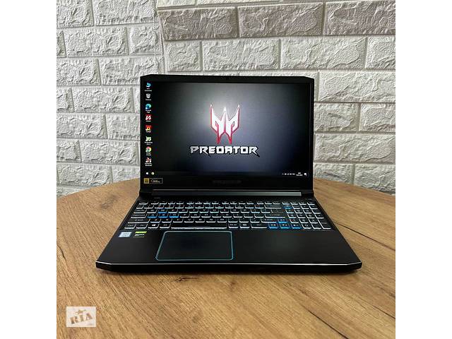 Б/у Игровой ноутбук Acer Predator Helios 300 PH315-52 15.6' 1920x1080| i7-9750H| 16GB RAM| 480GB SSD| GTX 1660