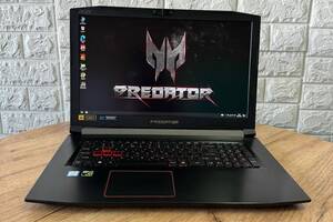 Б/у Игровой ноутбук Acer Predator Helios 300 PH317-52 17.3' 1920x1080| i7-8750H| 16GB RAM| 256GB SSD+1000GB