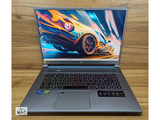 Б/у Игровой ноутбук Acer Predator Triton 500 SE 16' 2560x1600| i7-11800H| 16GB RAM| 512GB SSD| RTX 3060 6GB