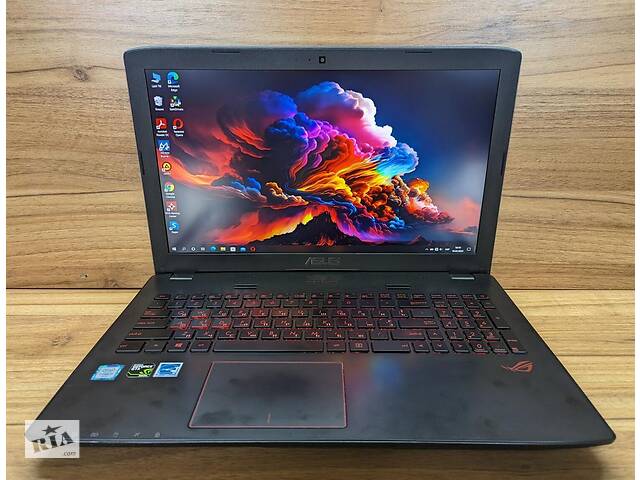 Б/у Игровой ноутбук Asus GL552V 15.6' 1920x1080| i7-6700HQ| 16GB RAM| 240GB SSD+1000GB HDD| GTX 960M 2GB