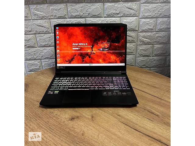 Б/у Игровой ноутбук Б-класс Acer Nitro 5 AN515-45 15.6' 1920x1080| Ryzen 5 5600H| 16GB RAM| 512GB SSD| RTX