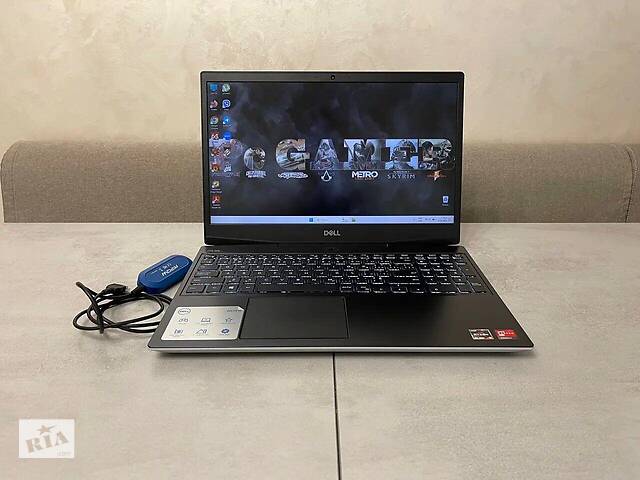 Б/у Игровой ноутбук Б-класс Dell Inspiron G5 5505 15.6' 1920x1080| Ryzen 5 4600H| 16GB RAM| 256GB SSD| Radeon