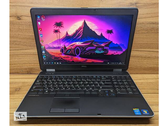 Б/у Игровой ноутбук Б-класс Dell Latitude E6540 15.6' 1920x1080| i5-4310M| 8GB RAM| 240GB SSD| Radeon HD 8790M