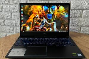 Б/у Игровой ноутбук Dell G3 3590 15.6' 1920x1080| Core i7-9750H| 16 GB RAM| 512 GB SSD| GeForce GTX 1660 Ti