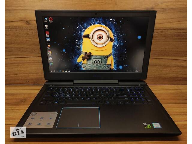 Б/у Игровой ноутбук Dell G7 7588 15.6' 1920x1080| i7-8750H| 16GB RAM| 256GB SSD+480GB SSD| GTX1060 6GB