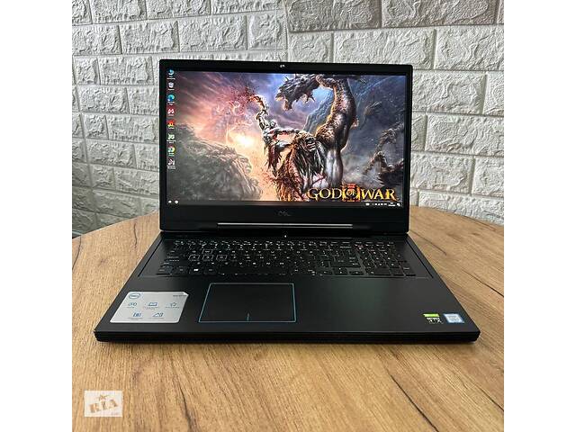 Б/у Игровой ноутбук Dell G7 7790 17.3' 1920x1080| Core i7-8750H| 16 GB RAM| 500 GB SSD| GeForce RTX 2070 8GB