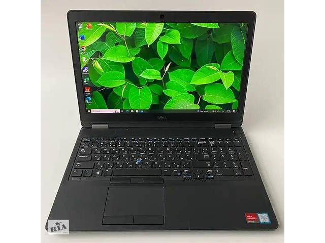 Б/у Игровой ноутбук Dell Latitude E5570 15.6' 1920x1080| Core i7-6600U| 16 GB RAM| 512 GB SSD| Radeon R7 M360