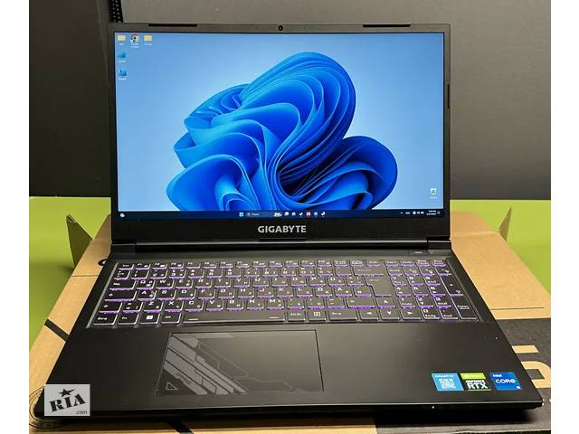 Б/у Игровой ноутбук Gigabyte G5 KE 15.6' 1920x1080| Core i5-12500H| 16 GB RAM| 512 GB SSD| GeForce RTX 3060