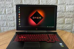 Б/у Игровой ноутбук HP Omen 15-CE018DX 15.6' 1920x1080| i7-7700HQ| 8GB RAM| 128GB SSD+1000GB HDD| GTX 1050 4GB