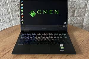 Б/у Игровой ноутбук HP Omen 15-ek1001ua 15.6' 1920x1080| i7-10750H| 32GB RAM| 1000GB SSD| RTX 3070 8GB