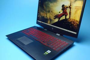 Б/у Игровой ноутбук HP Omen 17-cb1002ca 17.3' 1920x1080| i7-10750H| 16GB RAM| 256GB SSD+1000GB HDD| GTX 1660