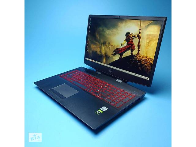 Б/у Игровой ноутбук HP Omen 17-cb1002ca 17.3' 1920x1080| i7-10750H| 16GB RAM| 256GB SSD+1000GB HDD| GTX 1660