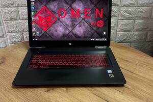 Б/у Игровой ноутбук HP Omen 17-w053dx 17.3' 3840x2160| i7-6700HQ| 16GB RAM| 128GB SSD+1000GB HDD| GTX 965M 4GB