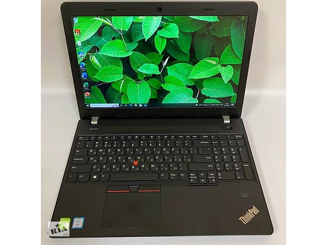 Б/у Игровой ноутбук Lenovo ThinkPad E570 15.6' 1920x1080| Core i7-6500U| 16 GB RAM| 512 GB SSD| GeForce 940MX