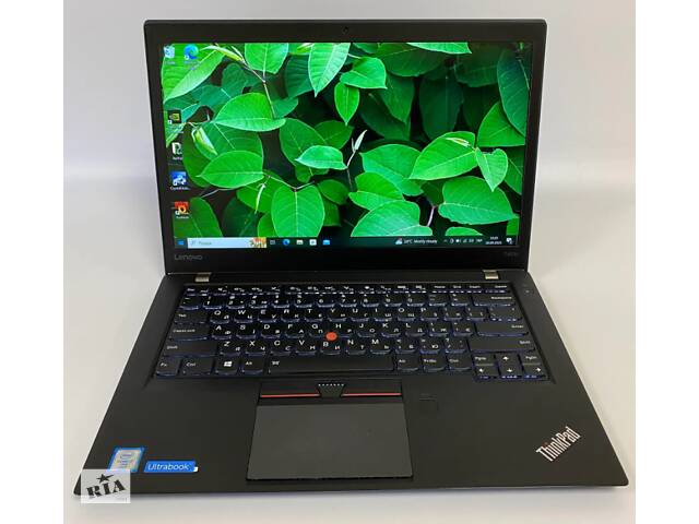 Б/у Игровой ноутбук Lenovo ThinkPad T460s 14' 1920x1080| i7-6600U| 16GB RAM| 512GB SSD| GT 930M 2GB| Две АКБ