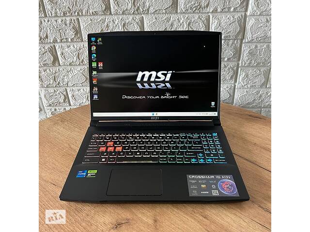 Б/у Игровой ноутбук MSI Crosshair 16 A13VGK 16' 1920x1080| i7-13620H| 16GB RAM| 1000GB SSD| RTX 4070 8GB