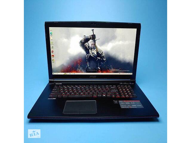 Б/у Игровой ноутбук MSI GE72 2QE Apache 17.3' 1920x1080| i7-4720HQ| 16GB RAM| 480GB SSD| GTX 965M 2GB