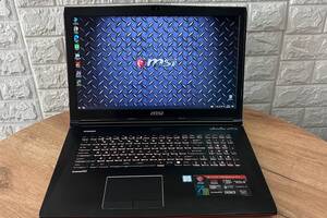 Б/у Игровой ноутбук MSI GE72MVR 7RG Apache Pro 17.3' 1920x1080| i7-7700HQ| 16GB RAM| 128GB SSD+1000GB HDD| GTX