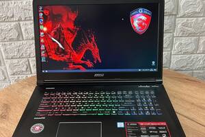 Б/у Игровой ноутбук MSI GE72VR 7RF Apache Pro 17.3' 1920x1080| i7-7700HQ| 16GB RAM| 128GB SSD+1000GB HDD| GTX