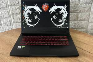 Б/у Игровой ноутбук MSI GF63 Thin 10SC 15.6' 1920x1080| Core i5-10500H| 8 GB RAM| 256 GB SSD| GeForce GTX 1650