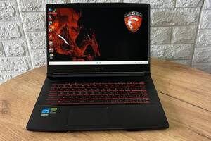 Б/у Игровой ноутбук MSI GF63 Thin 11SC 15.6' 1920x1080| Core i5-11400H| 8 GB RAM| 256 GB SSD| GeForce GTX 1650