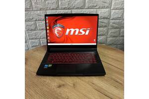 Б/у Игровой ноутбук MSI GF63 Thin 11UC 15.6' 1920x1080| i5-11400H| 16GB RAM| 512GB SSD| RTX 3050 4GB