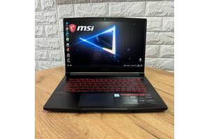 Б/у Игровой ноутбук MSI GF63 Thin 8RD 15.6' 1920x1080| i7-8750H| 8GB RAM| 256GB SSD| GTX 1050 Ti MaxQ 4GB